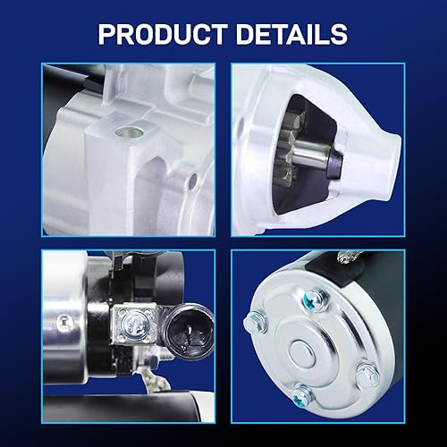 Miniatura 4 de Reemplazo de arranque nuevo para Chevy Silverado 1500 2014-2016, GMC Sierra 1500 V6 V8 4.3 5.3L 6.2L, 2015-2016 GMC Yukon Cadillac Escalade V8 6.2L