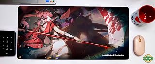 Credit Printing & Merchandise | Wuthering Waves | WuWa | XXL Mouse Pad (280 x 580 x 3 mm) / Small Mouse pad (220 x 175 x 3 mm) Gaming, Office, Personal Use | Fanmade (Lupa, XXL)