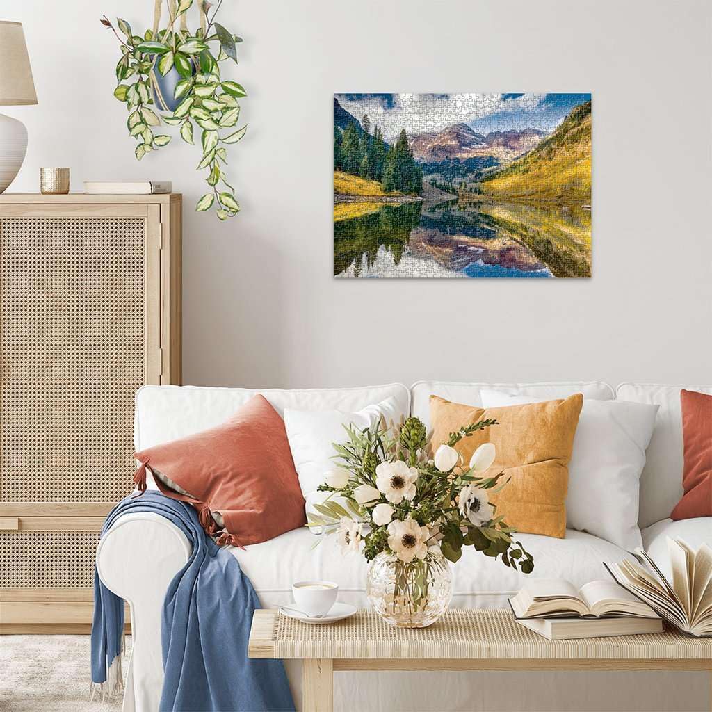 Ravensburger Beautiful Mountains - Aspen, Colorado - 1000 Piece Jigsaw Puzzle | Iconic Rocky Mountain Views | FSC-Certified Materials