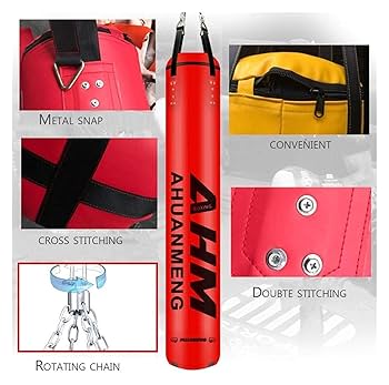 Amazon.co.jp: 空のサンドバッグぶら下がってぶら下がっている