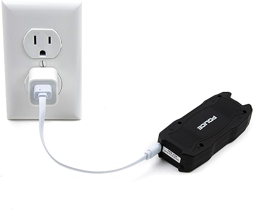 Miniatura 5 de Police Pistola paralizante para defensa personal 1901 – Mini recargable de alto voltaje con linterna LED, compacta y resistente, seguridad personal