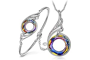 Rise From the Ashes Phoenix Necklace & Bracelet Set: Unlock Hope & Transformation