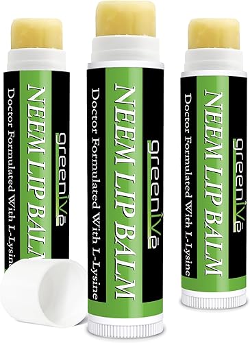GreenIVe Neem Lip Balm, hidratante labial vegano con L-lisina, calma y suaviza (3)