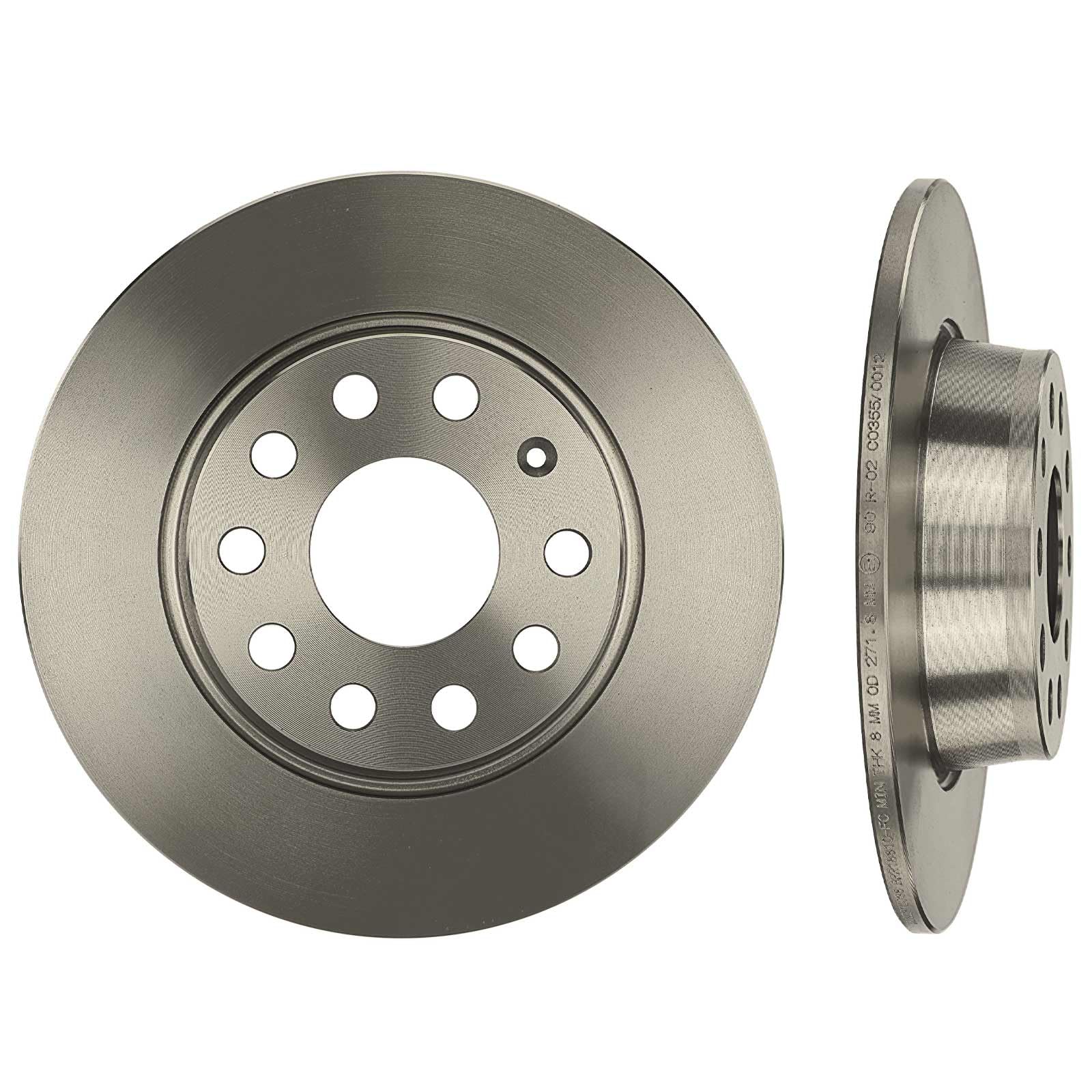 Frankberg set freni incl. 4 dischi freno + 8 pastiglie freno Anteriore | JZW615301J, 5Q0698451C; Compatibile con: Golf Alltrack BA5 BV5, A3 Limousine 8VM 8VS, A3 8V1 8VK, Leon SC 5F5