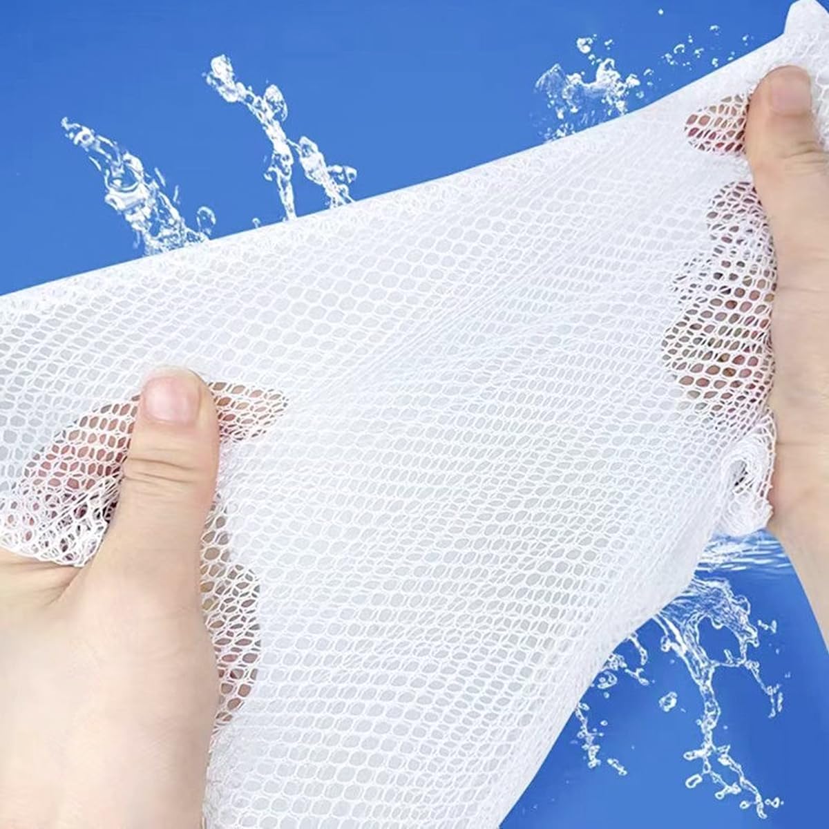 Ainvhh 24 PCS Aquarium Media Bags Reusable Filter Bag Mesh Aquarium Filter Media Bag with Plastic Zipper for Activated Carbon Filter Stones Ceramic Rings for Aquarium Pond Filters - Image 3