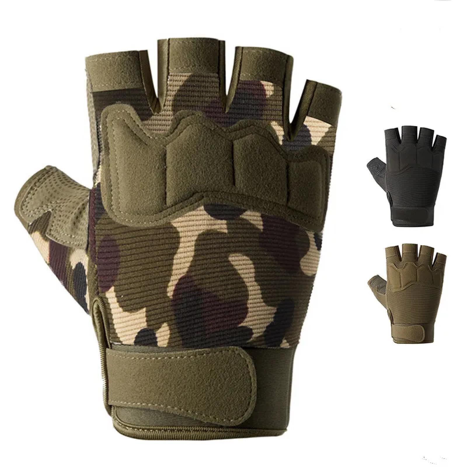 SiVaji Guantes Invierno Hombre Mujere Gloves Hombres Mujeres Deporte Al Aire Libre Fitness Medio Dedo Bicicleta Guantes De Ciclismo