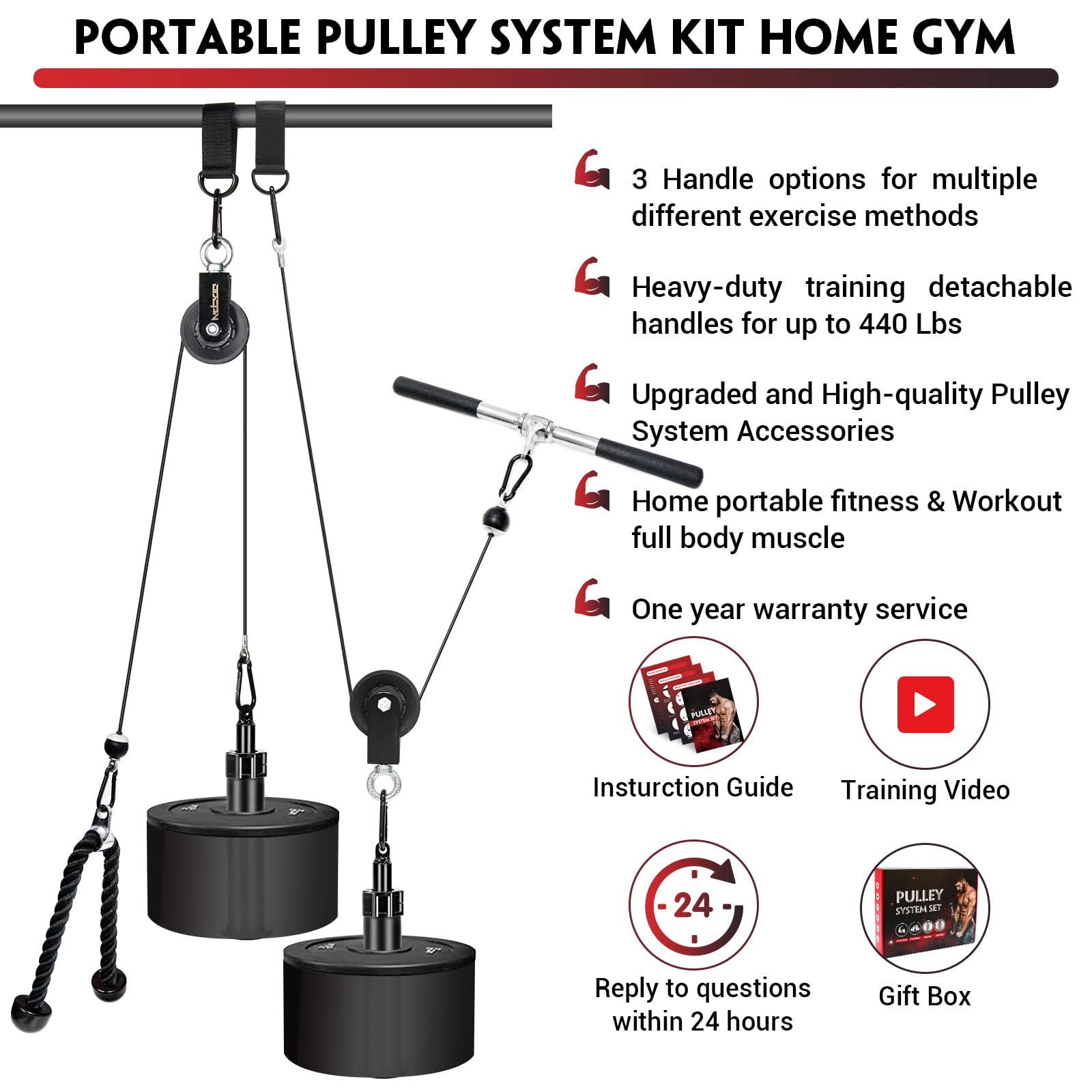 Amazon.co.jp: ウェイトプーリーシステムジム ケーブルマシン