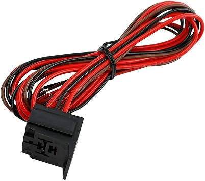 BLACKHORSE-RACING 7 Slim Push Pull 12V Electric Radiator Cooling Fan with Adjustable Electric 12V Radiator Fan Thermostat Control Relay Wire Kit for Car Truck