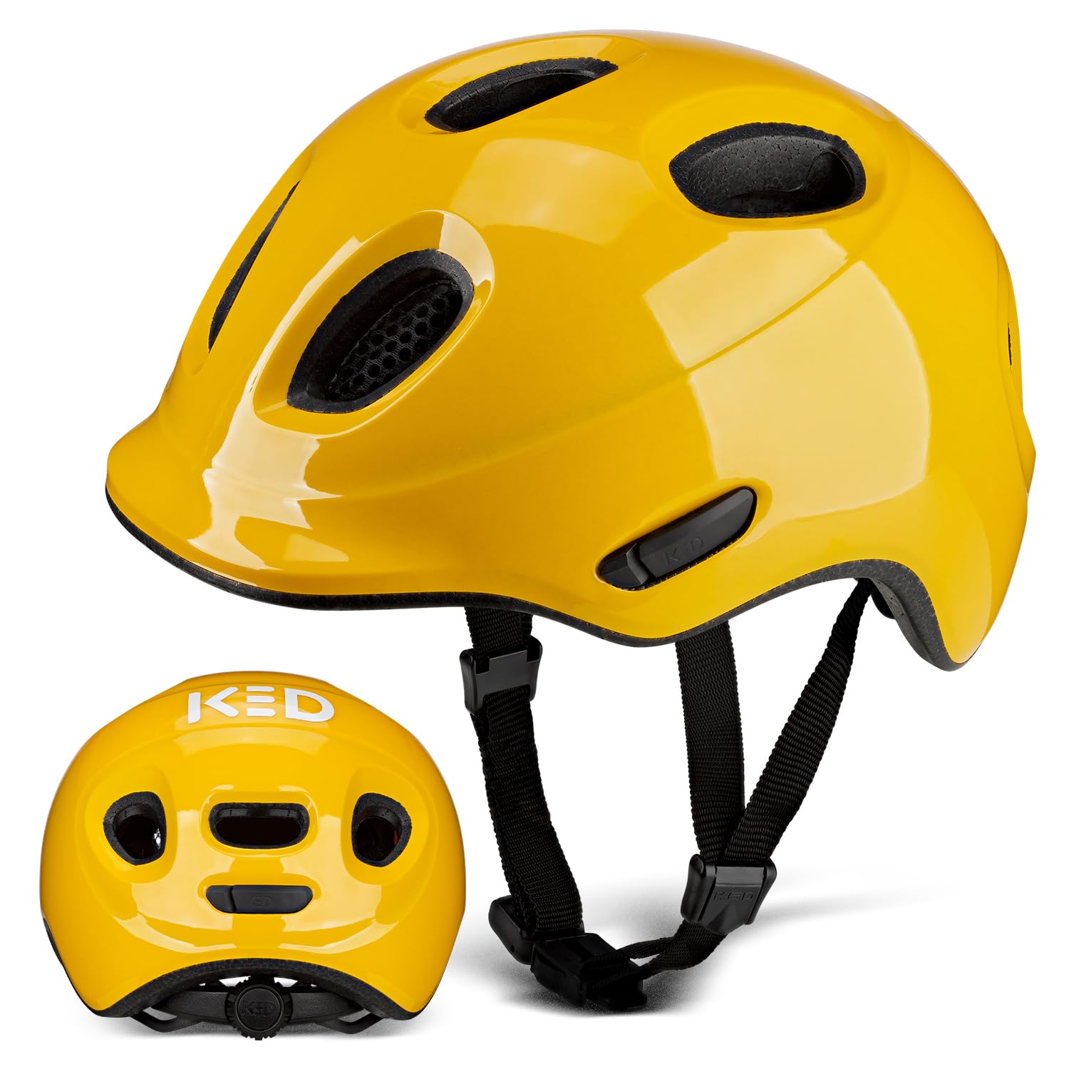 KED Meggy Spark | Kids Bike Helmet with Optional LED Light & 360° KED NEO Fit System | Boys & Girls Kids Helmet for Cycling & Skating | Lightweight with In-Molds Technology | Designed in Germany