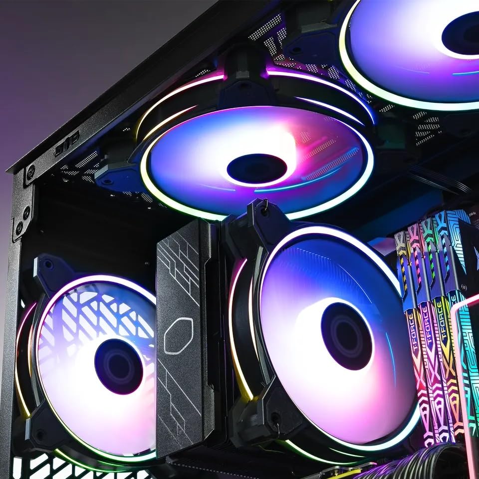 Image of Cooler Master MasterFan MF140 Halo2 140mm ARGB Gen2 PC Case Fan Black MFL-B4DN-16NP2-R2 FN1895
