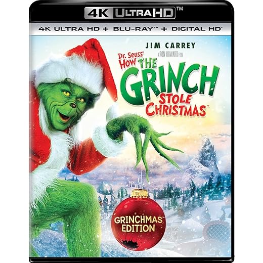 Dr. Seuss' How The Grinch Stole Christmas - Grinchmas Edition 4K Ultra HD + Blu-ray + Digital