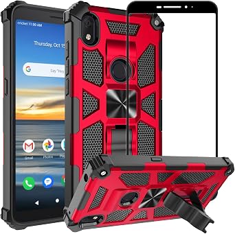 Ailiber for Alcatel Lumos/Axel 5004R Magnetic Phone Case-Red