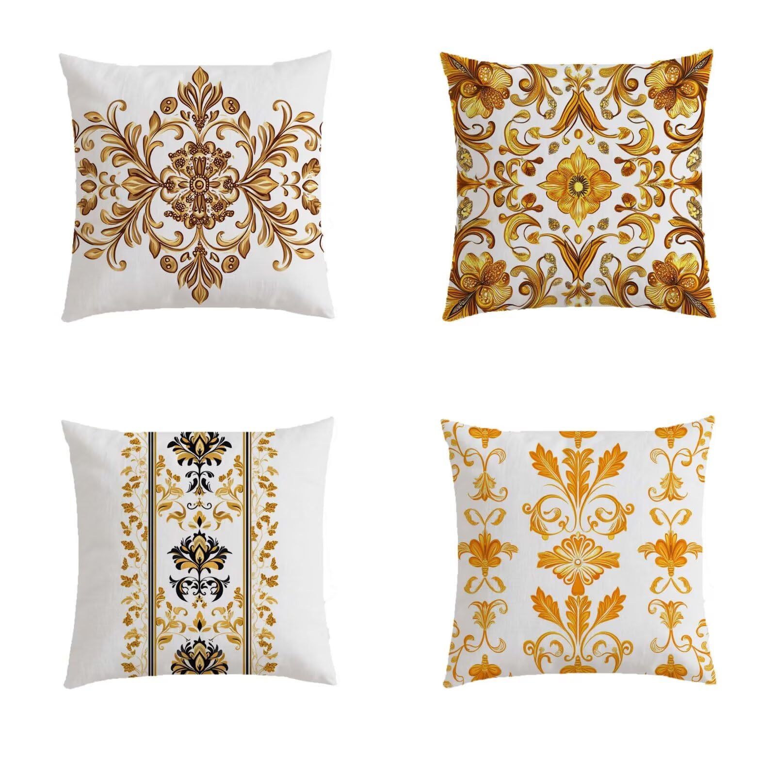 Housse coussin exterieur orange 50x50 résistant à l'eau pour protéger vos sièges de jardin