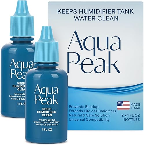 Paquete de 2 Gotas humidificadoras para un tanque limpio  Más de 400 usos  Limpiador humidificador de grado alimenticio  Ralentiza la acumulación de