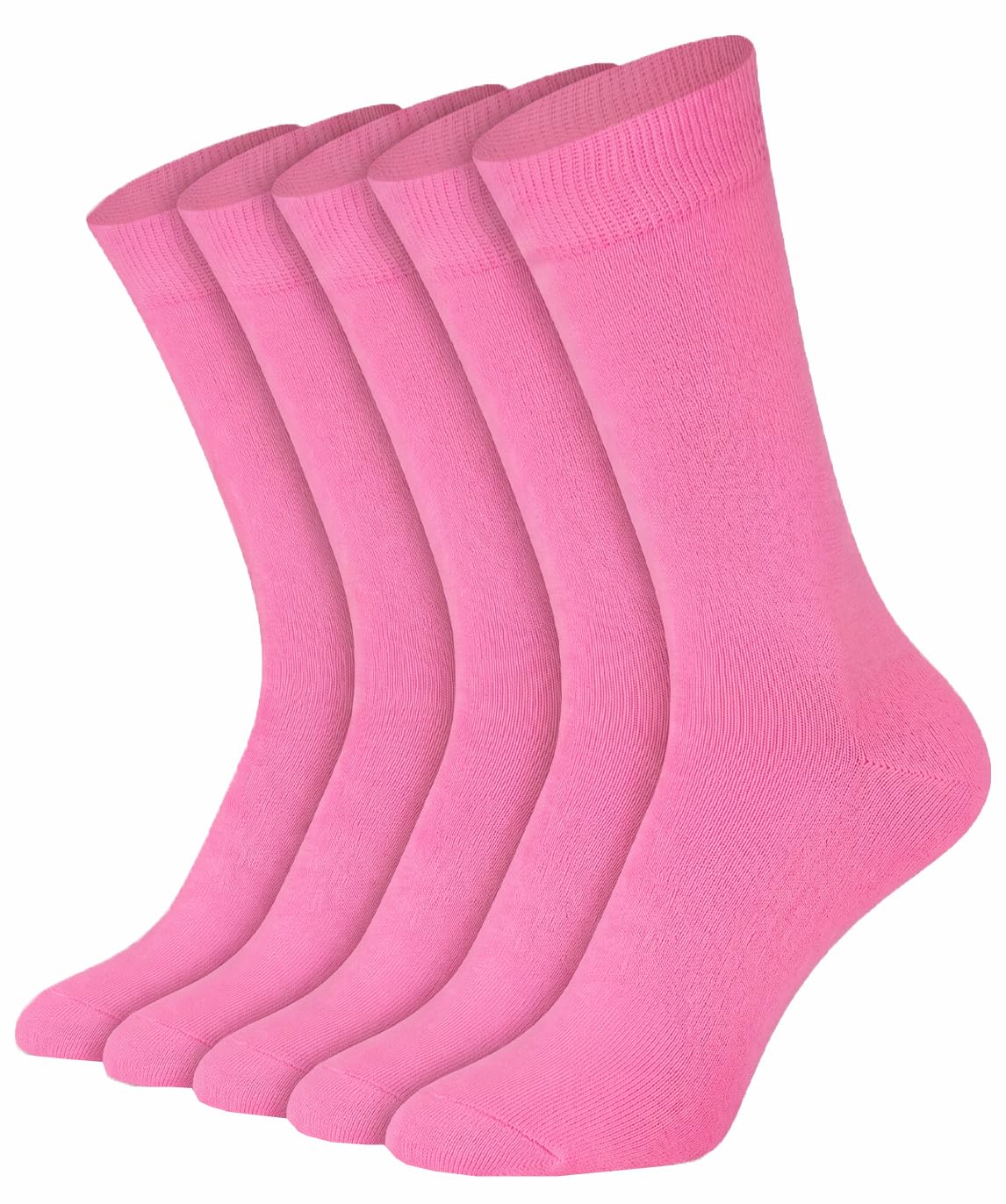 Mysocks Unisex Extra Fine Combed Cotton Crew Socks |5 Pairs Set | Seamless Toe | Make Your Steps Enjoyable