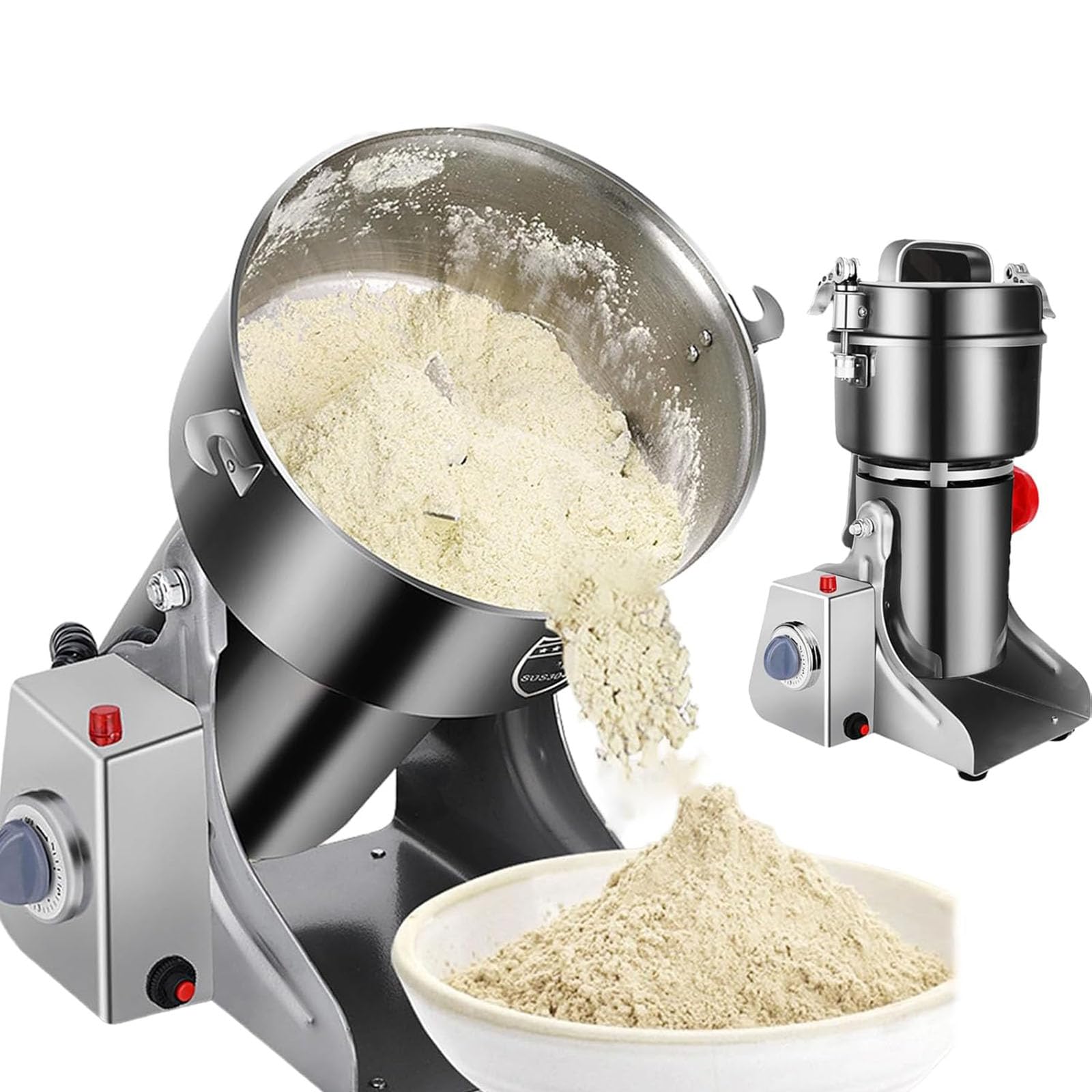 Petit broyeur électrique de cuisine pour moudre le riz et les noix fraîches