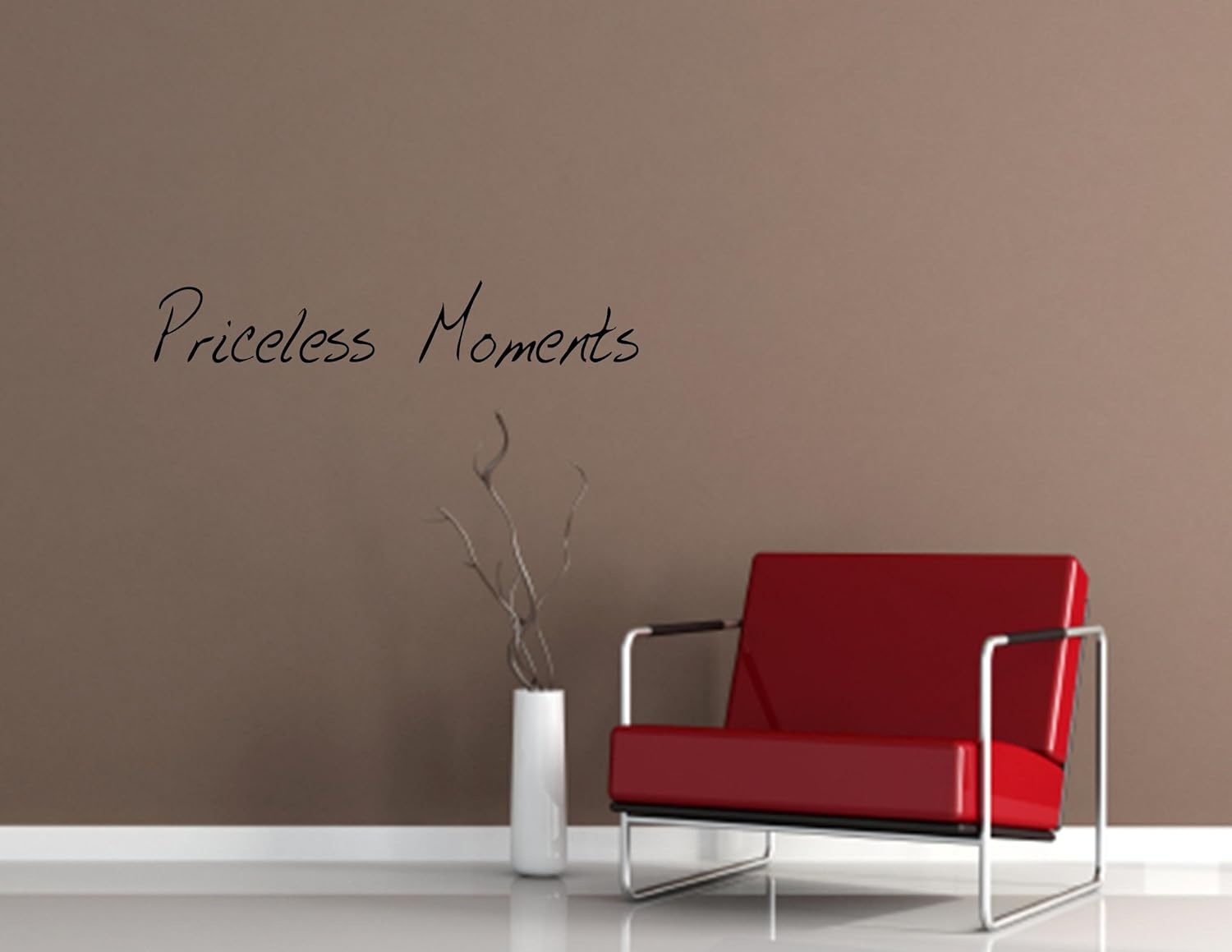 PRICELESS MOMENTS Vinyl wall quotes stickers sayings home