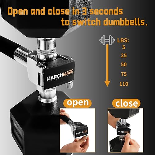 Miniatura 4 de Dumbbell Barbell Converter Bar Set, Adjustable Dumbbell Converter for Home Gym, Compatible with Most Dumbbells Including BowFlex, All-Steel Bar,