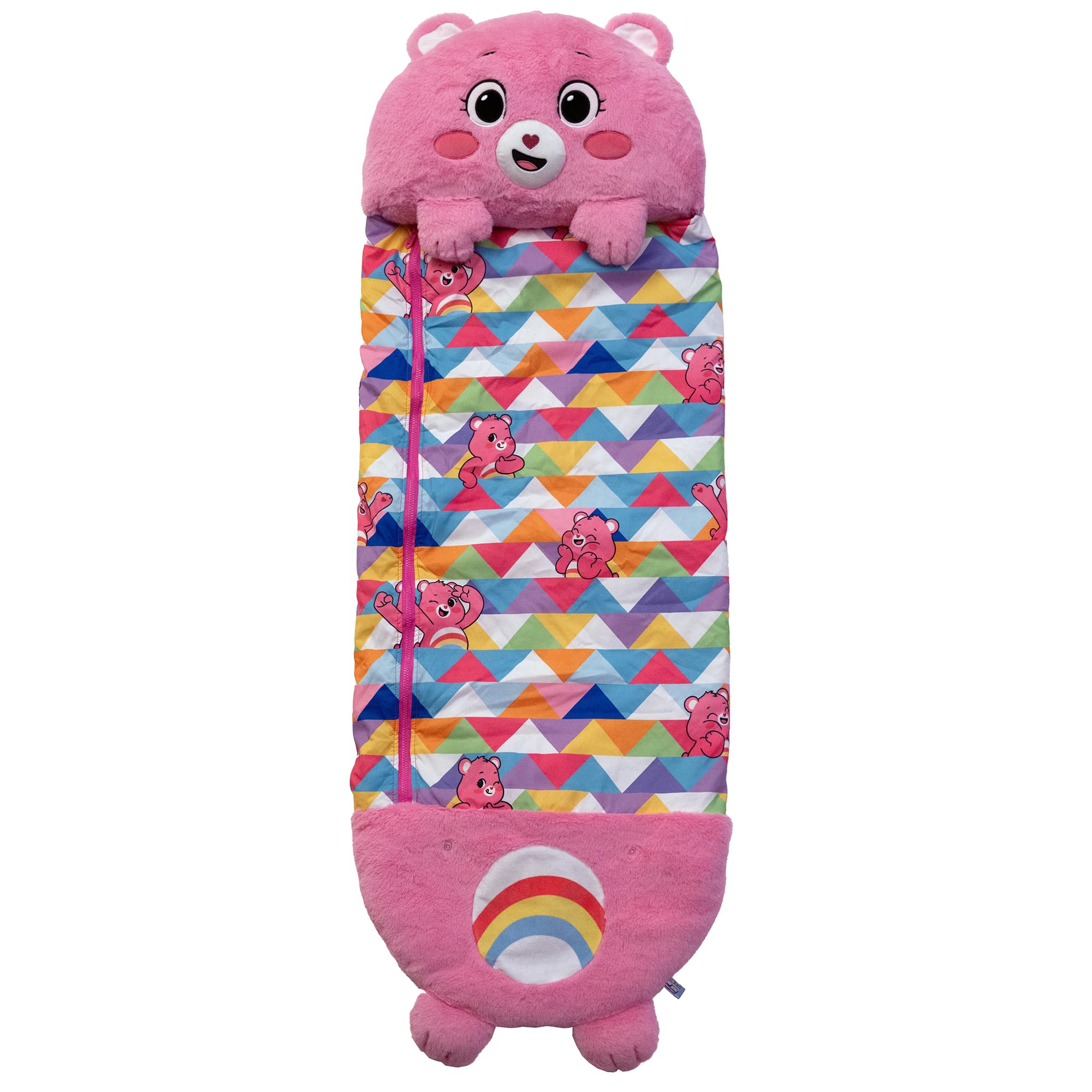 Care Bears Sleep Sack Medium Plush Character Opens Into Sleeping Bag, Soft Nap & Play Animal, Kids 3+