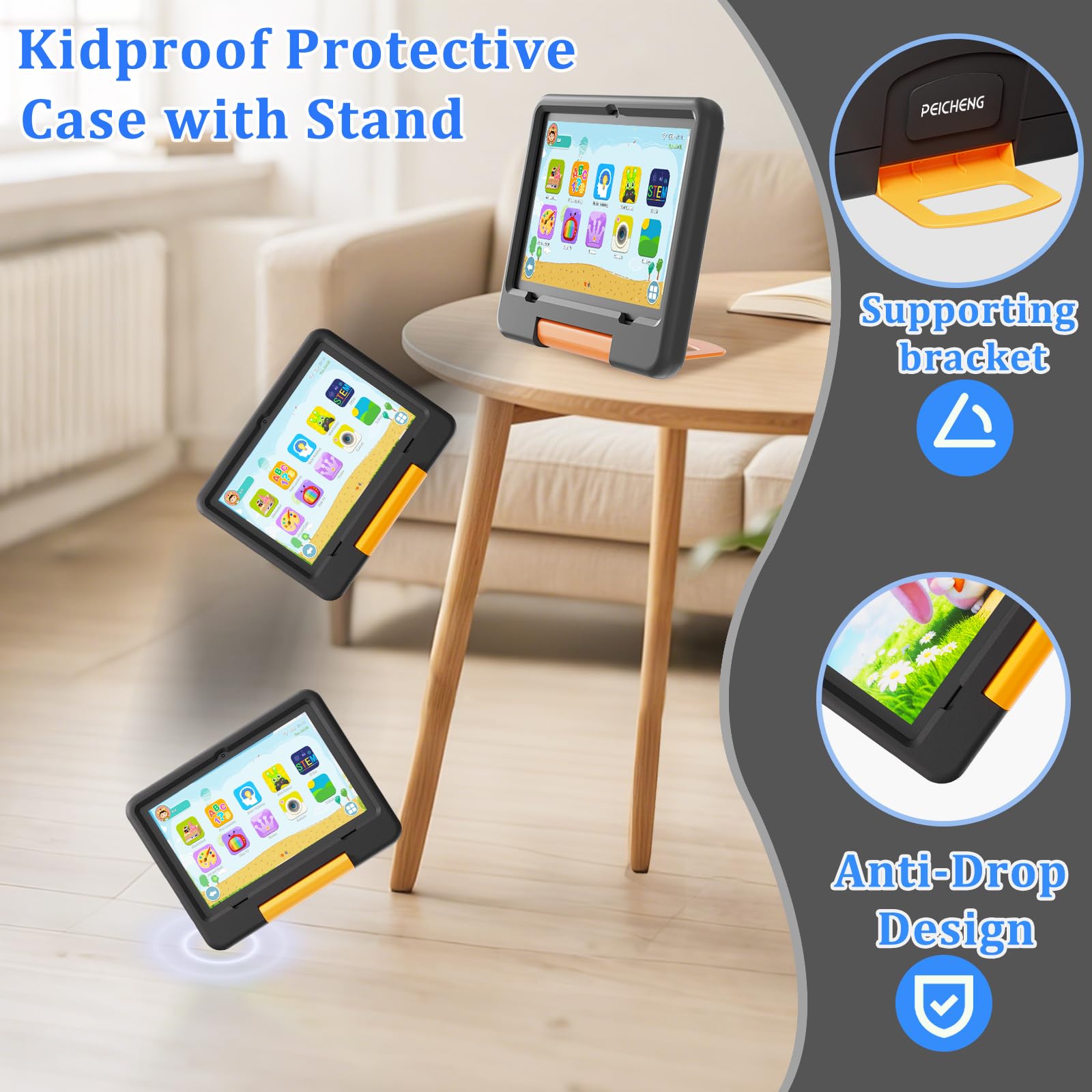 Amazon.com : PEICHENG Tablet for Kids with EVA Protective Case