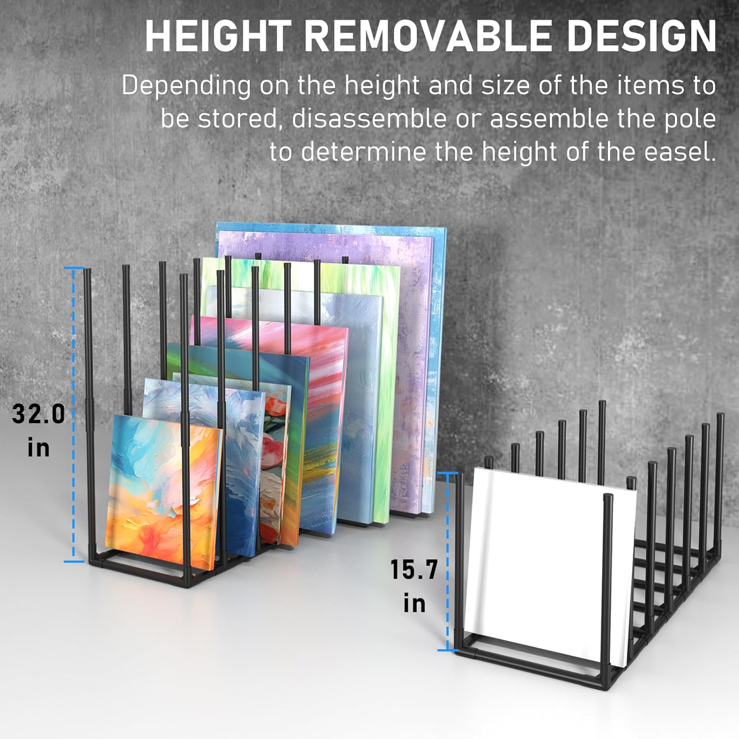 Large Art Storage Rack, Art Drying Rack, Art Canvas Organizer, Store Frames, Panels, Prints, Canvases, Panels For Oil Painting Display, Art Studio, Gallery