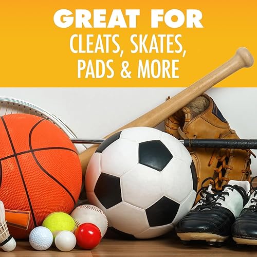 Miniatura 5 de Arm & Hammer Sport Gear & Spray refrescante para zapatos, defensa de olores de alta resistencia para equipo y calzado deportivo, desodorante para