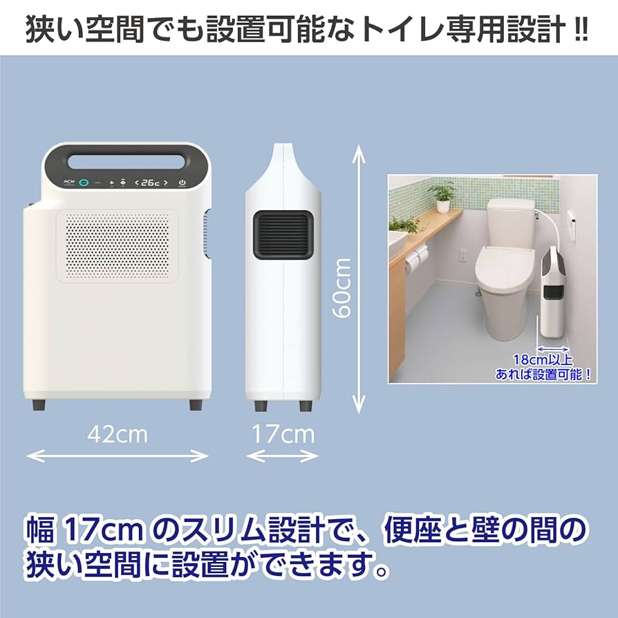 タワー型エアコン ホワイト　トイレ等用 71rrSsPyudL._UF894,1000_QL80_.jpg