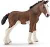 Schleich Farm World, Farm Animal Horse Toys for Kids and Toddlers, Clydesdale Foal Figurine, Ages 3