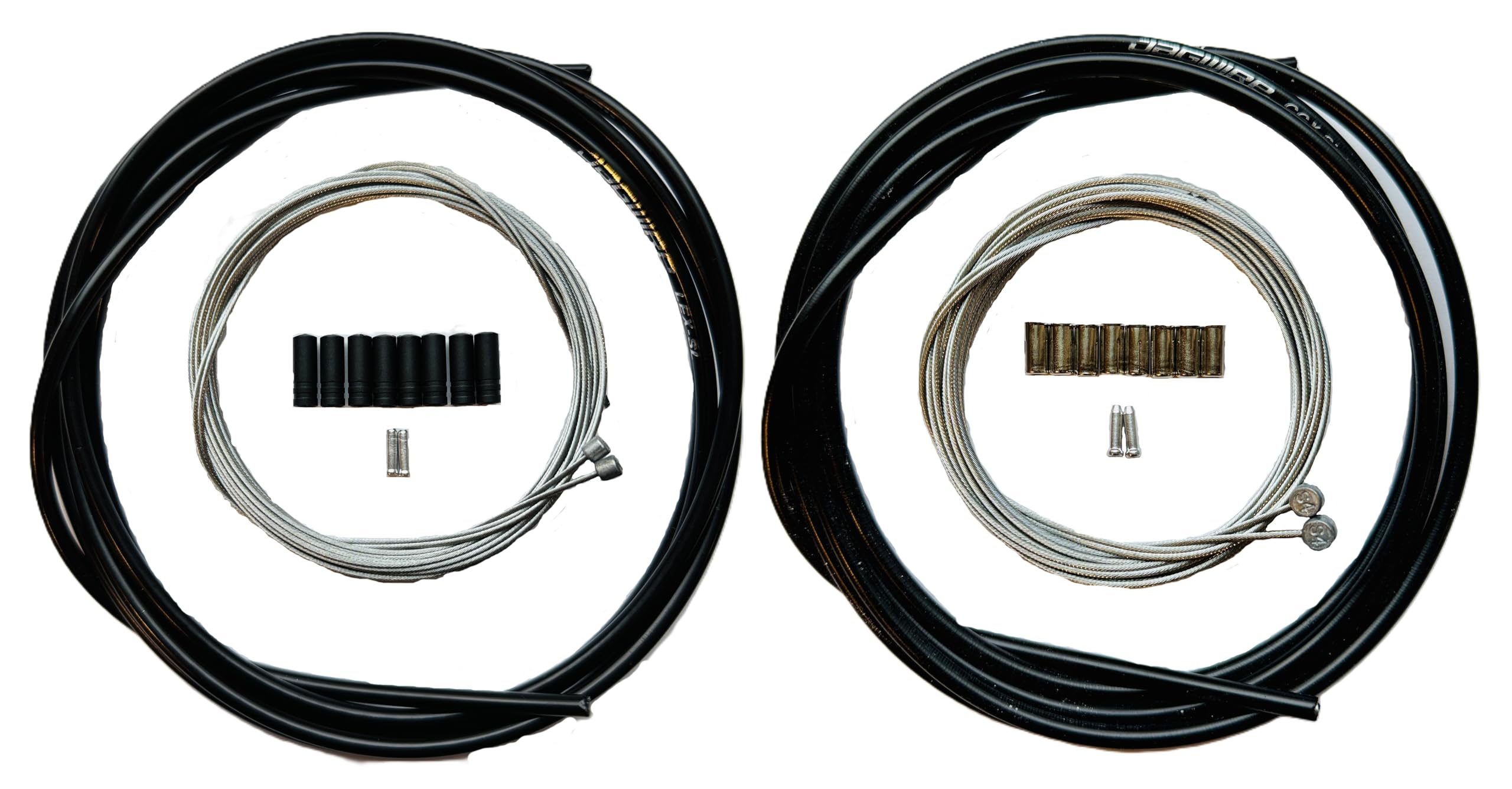 JAGWIRE MOUNTAIN SHOP KIT - Complete Brake & Shifter Cable and Housing Kit- Black - SRAM/Shimano
