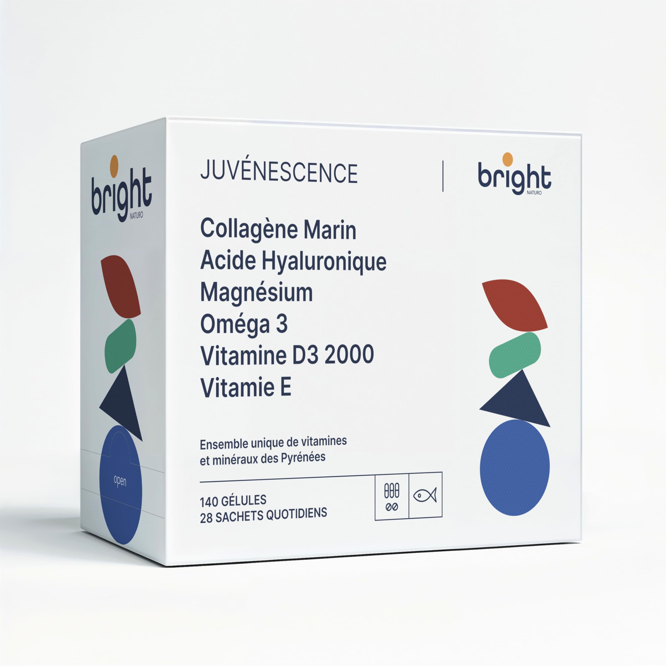 Gestion Articulaire et Osseuse | Collagène Marin Hydrolysé, Acide Hyaluronique, Magnésium, Oméga-3, Vitamines E & D3 – Synergie avancée pour votre Mobilité et Protection à Long Terme