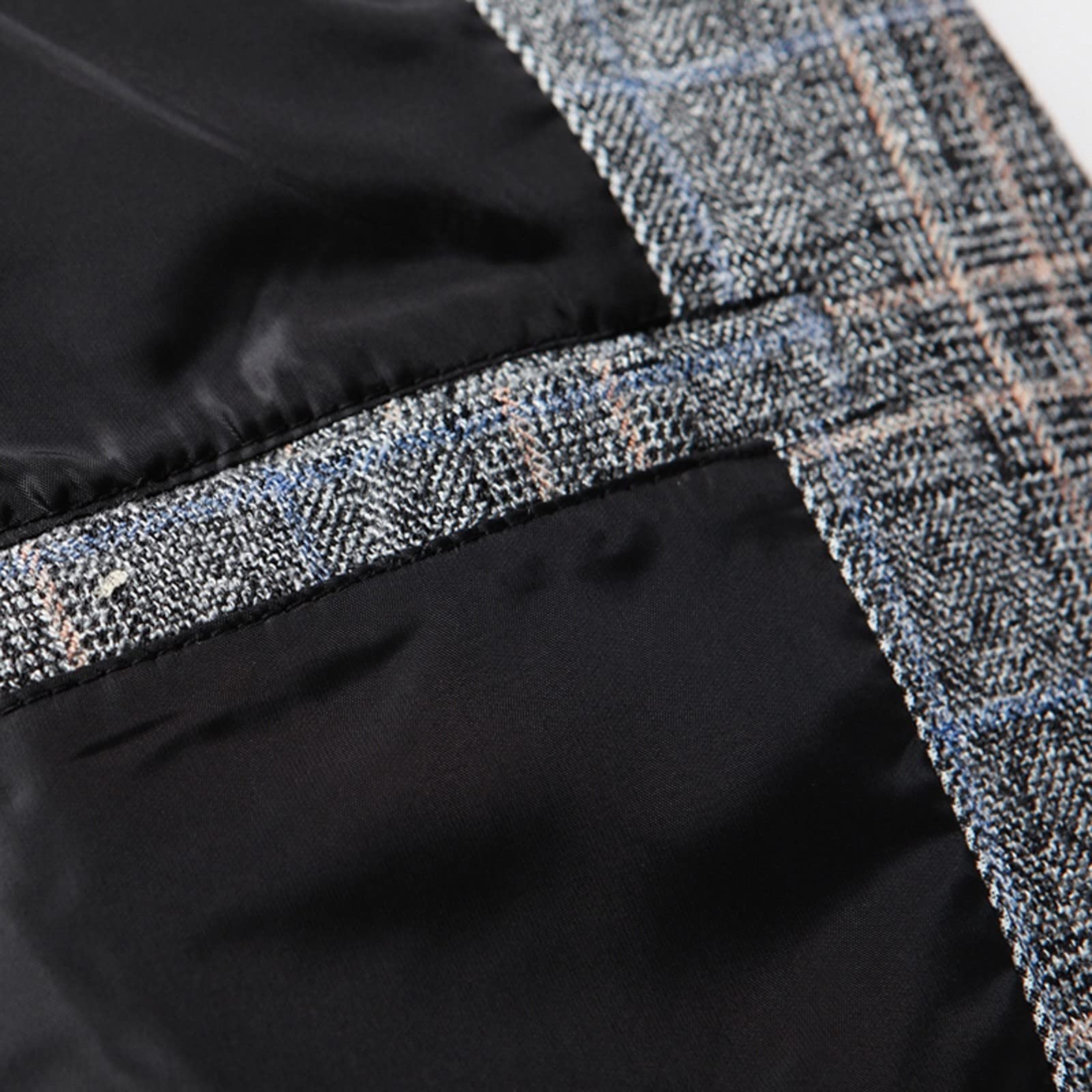 pvucpot Giacca sportiva da uomo, vestibilità normale, blazer, moderna, per il tempo libero, elegante, formale, festival, abbigliamento per ufficio, business, matrimonio, feste, ballo di fine anno