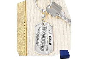 To my grandson key chain