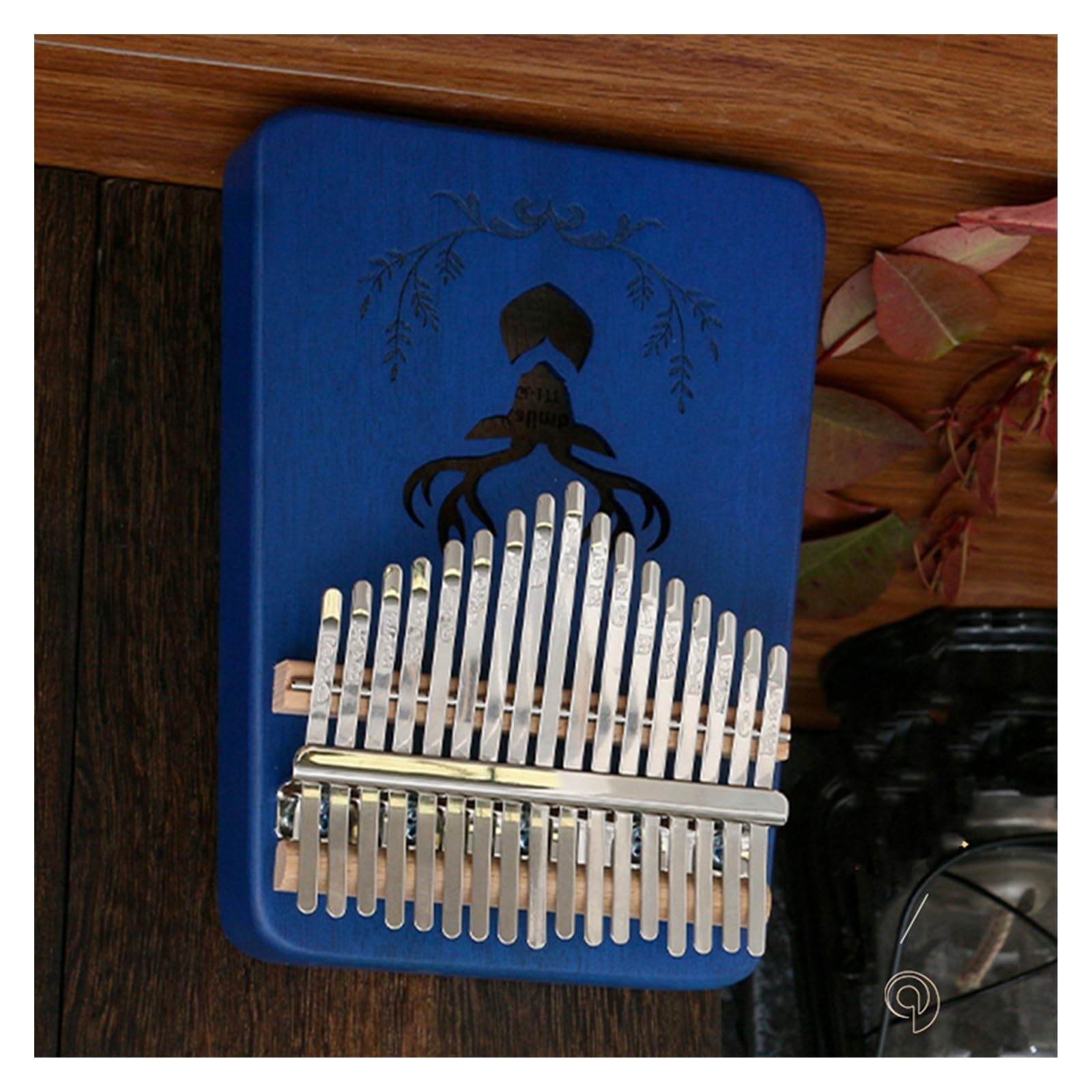 kalimba mini 17-tonowe pianino kciukowe w kolorze szafirowoniebieskim. Kalimba Kalimba przenośne pianino palcowe dla początkujących