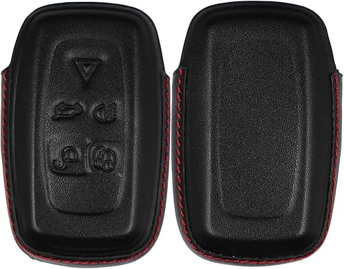 Miniatura 5 de M.JVisun Funda para llavero de cuero genuino para Land Rover Discovery 4 LR4 para Range Rover Evoque para Range Rover Sport Car Remote Key Case