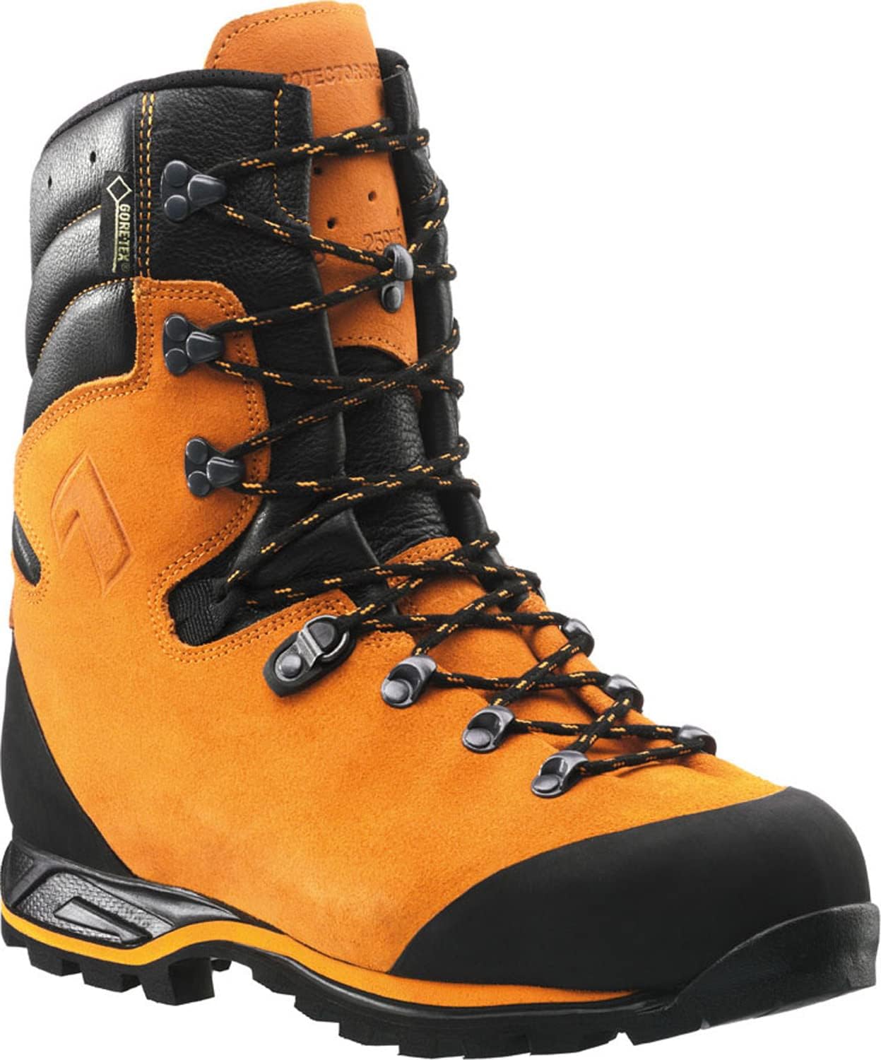 HAIXProtector Prime, Men's, Orange, Steel Toe, EH, PR, WP, Chain Saw, 9 Inch Boot