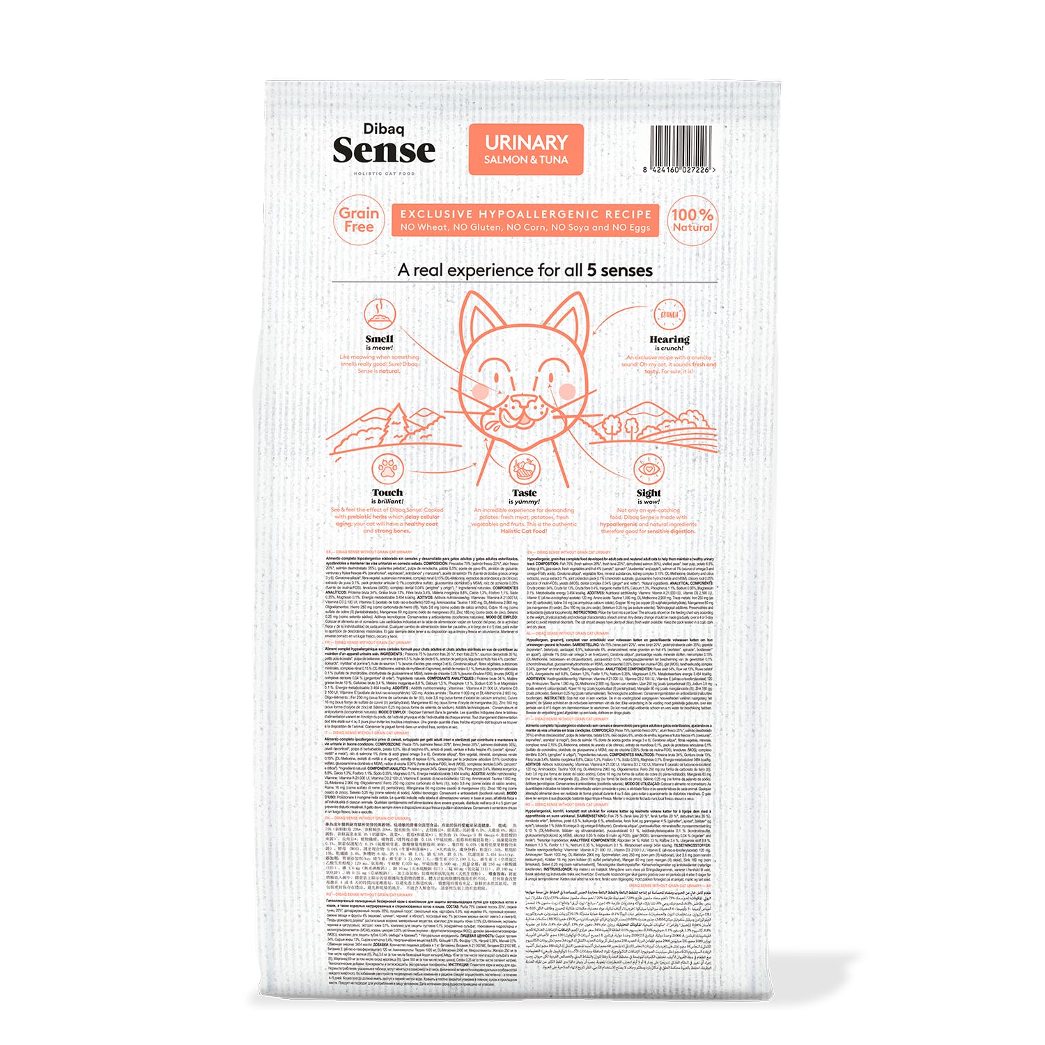 Dibaq Sense sans Céréales Urinaire Stérilisé, 6 kg