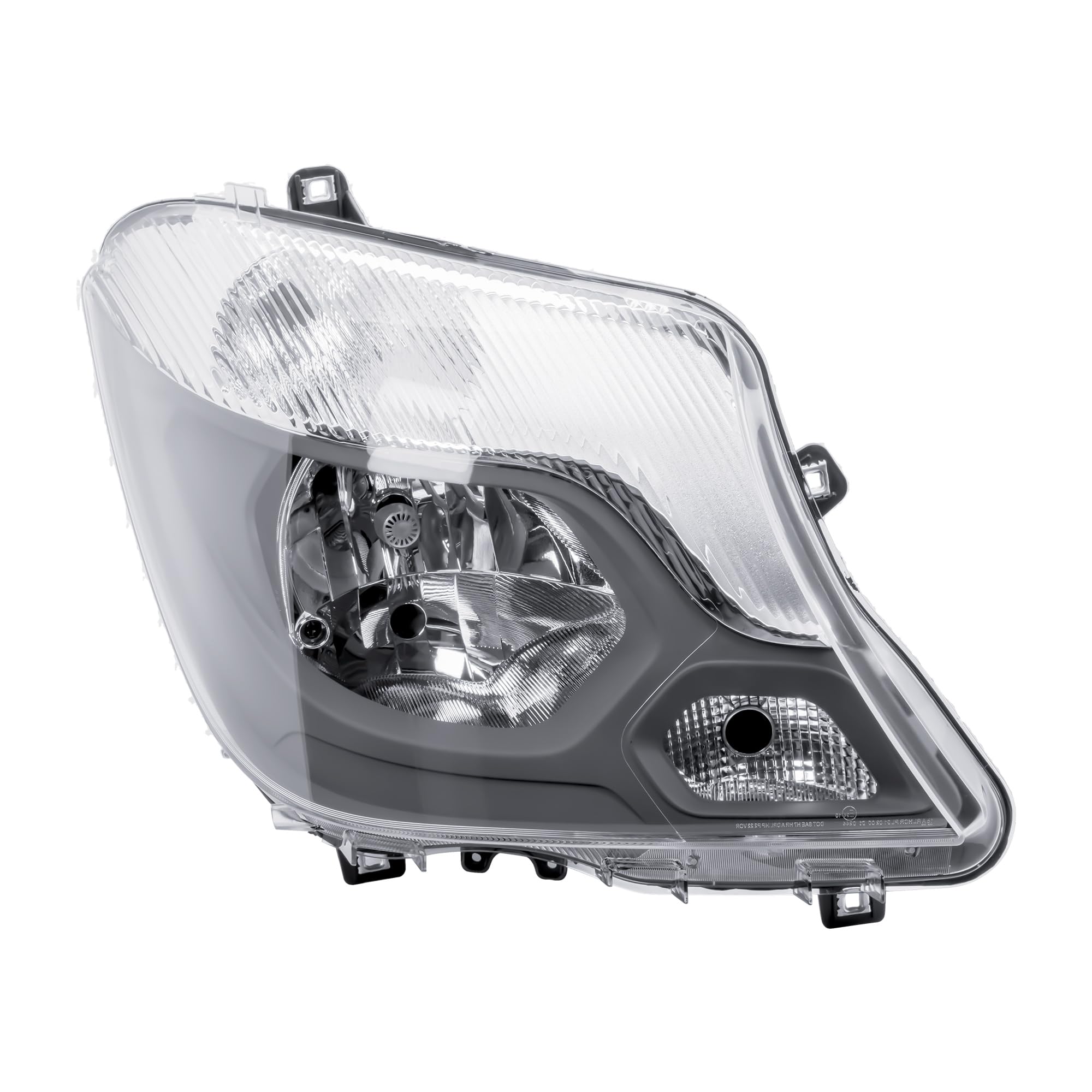 LONGLING Faro anteriore Faretto Anteriore Destro con Motore per Mercedes Sprinter W906 2014-2018