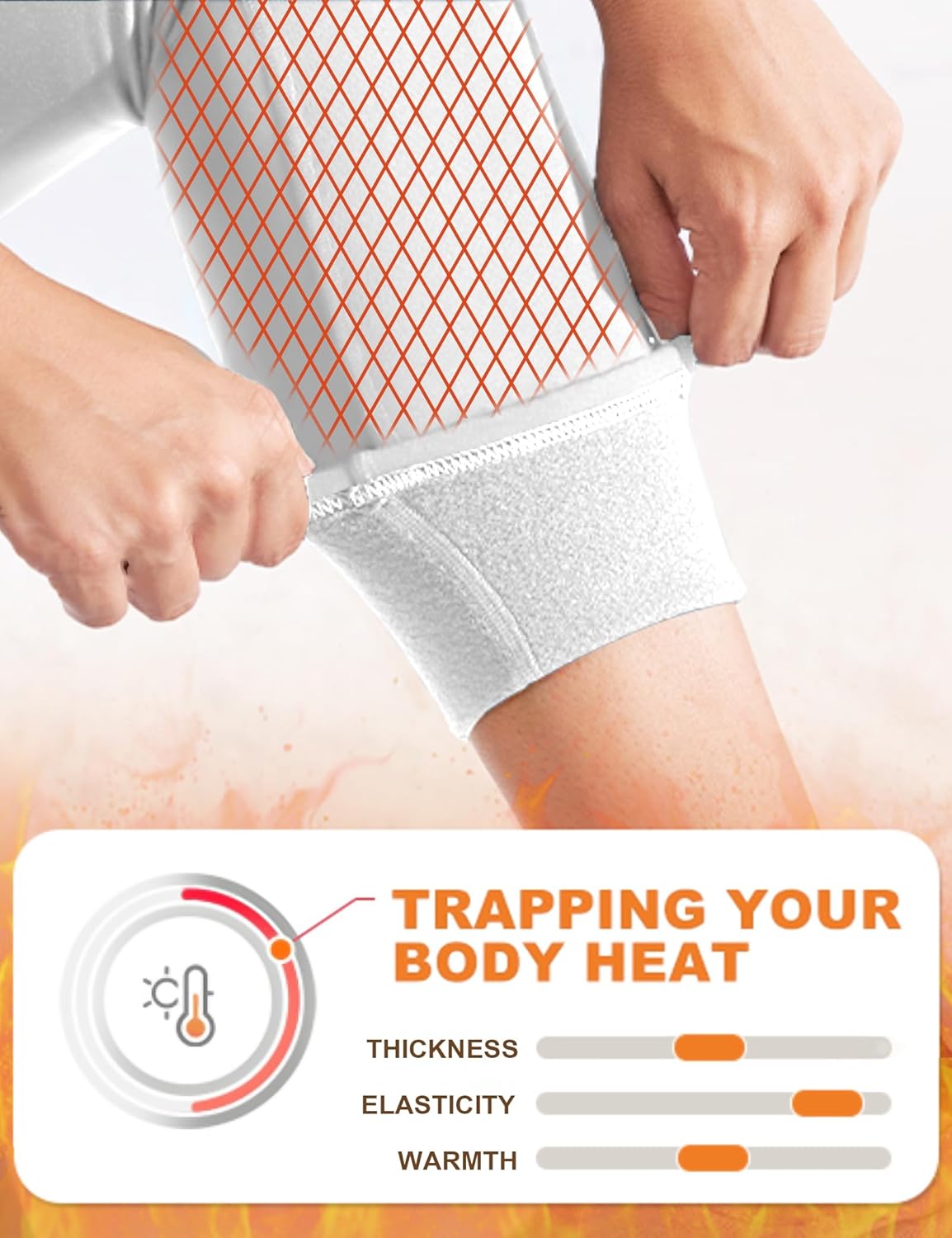 COOTRY Plus Size Thermal Underwear for Women Mock Neck Long Johns Base Layer Winter Top and Bottom Sets - Image 4