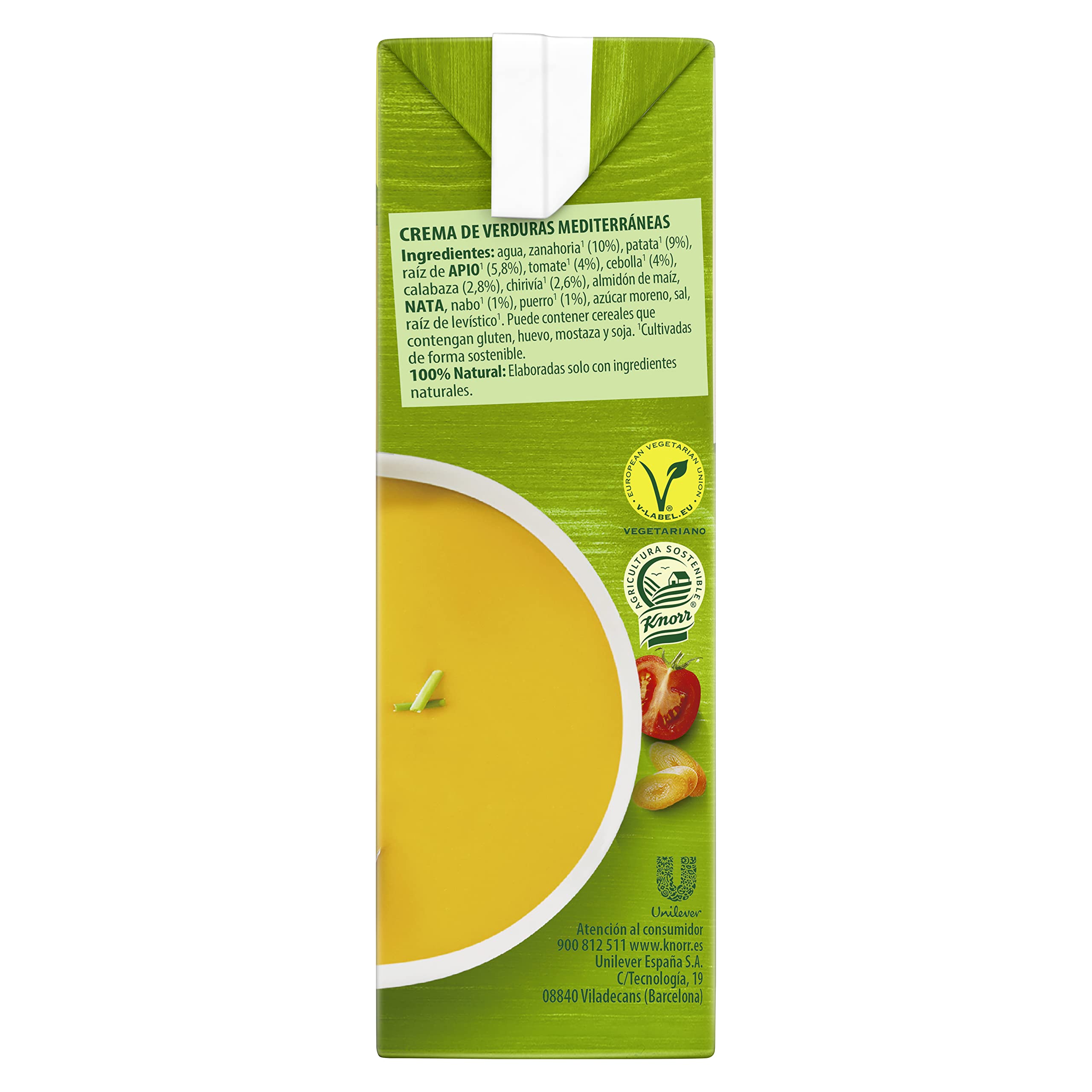 Knorr Crema de Verduras Mediterraneas 500ml
