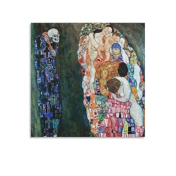 洋画ポスター  クリムト Amazon.co.jp: Gustav Klimtグスタフ・クリムト絵画作品『接吻