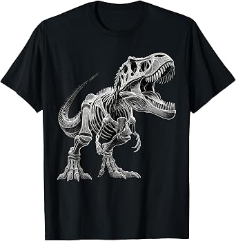T-Rex Skeleton Paleontologist Fossil Dinosaur T-Shirt