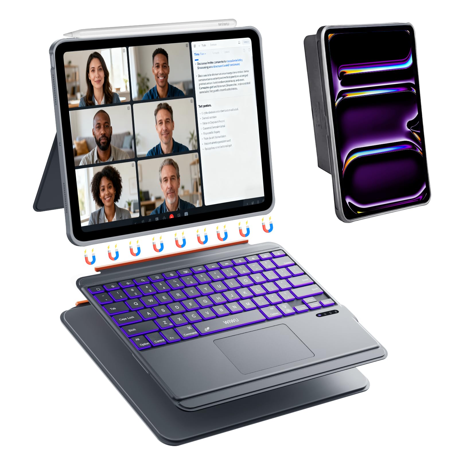 Amazon.com: WIWU iPad Pro 13 inch Keyboard Case M4/M5 2024/2025