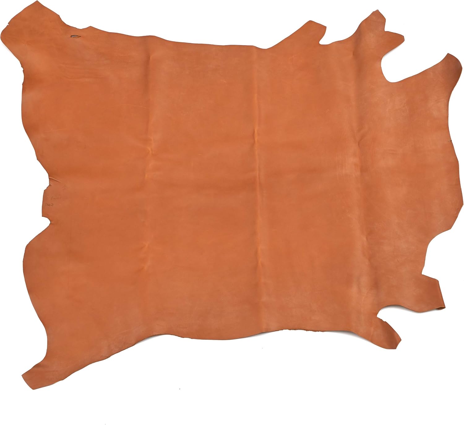 Calf Grain Large Leather Hide - 4 oz - Medium Temper - Brown