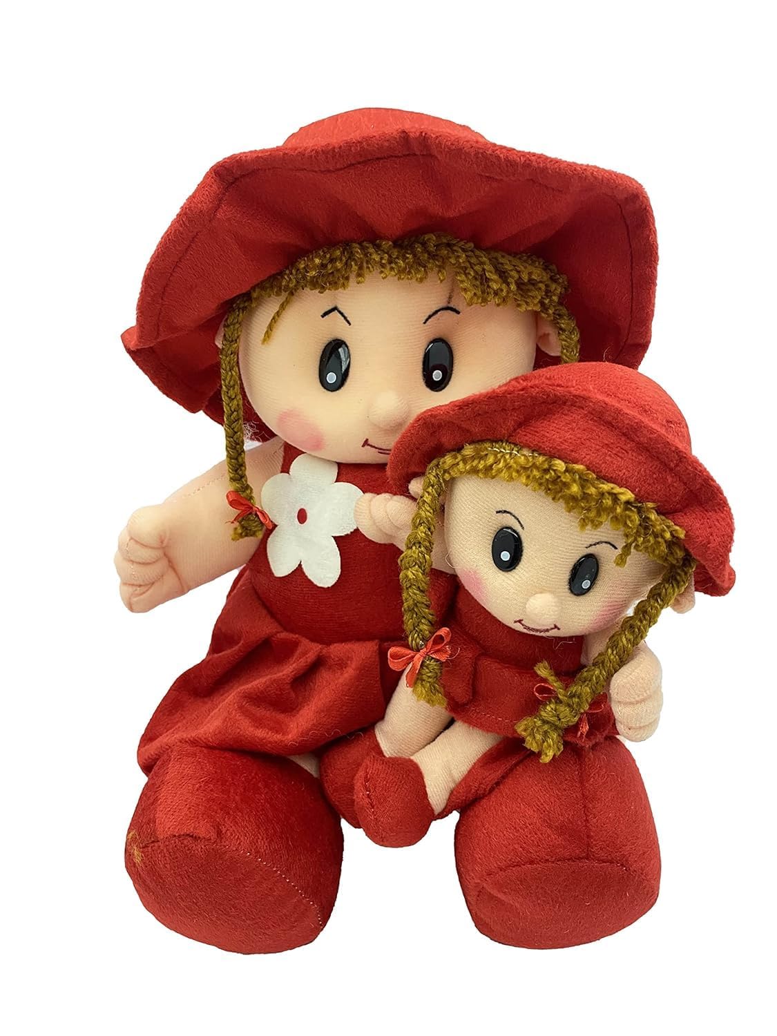 PATLY Soft Mother Daughter Doll with Non-Toxic Fabric | Pure Polyfill, Washable, Fine Stitching 100% Safe for Kids (B0D76MSYNJ) Amazon Price History, Amazon Price Tracker