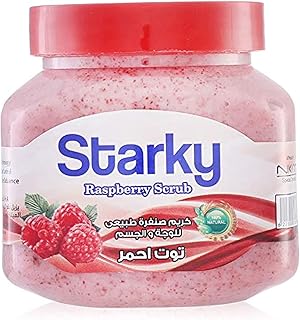 كريم مقشر طبيعي بخلاصة توت العليق للوجه والجسم من ستاركي - 300 مل
