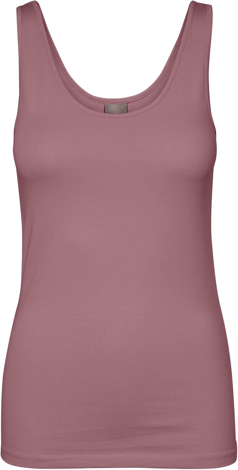 VERO MODA Dames Vmmaxi My Soft Uu Tank Noos Top, wit (bright white), S