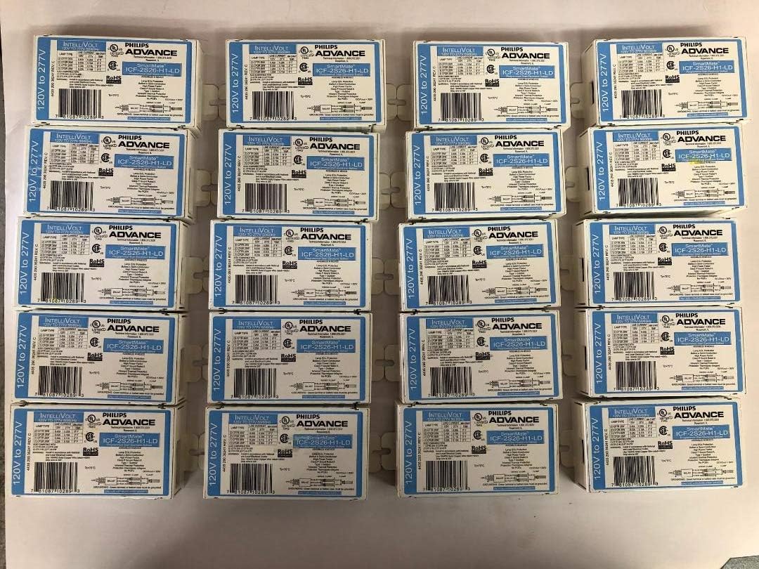 Advance Ballast ICF-2S26-H1-LD For 2 Lamp Plug-in 26W 120/277 Volt - 20 Pieces