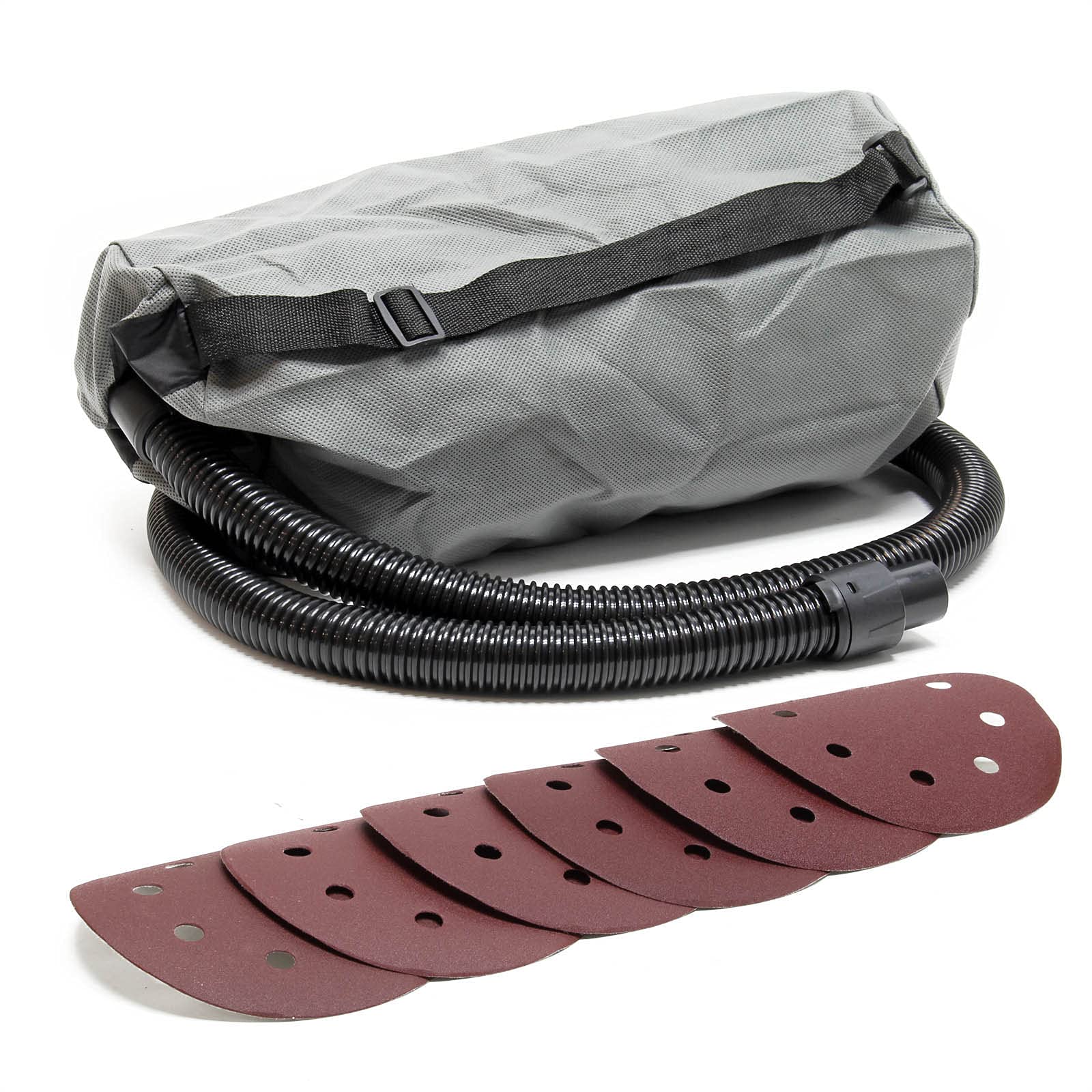 XPOtool Levigatrice 1280W Con aspirazione, disco di levigatura da 215 mm e impugnatura supplementare