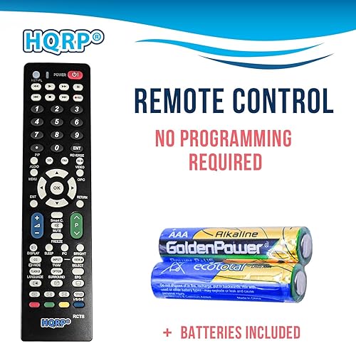 Miniatura 8 de HQRP Control remoto de Smart TV compatible con Sharp TV de repuesto para Sharp Smart TV LC-60E79U LC-52SE94U LC-60LE6300U LC-60E78UN y muchos más