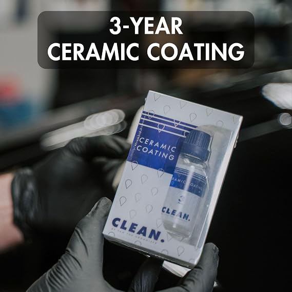 CLEAN. Ceramic Coating 3-Year High-Gloss & Extreme Hydrophobics 30ml